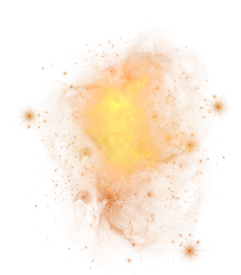 Gold Magic Galaxy Overlay 